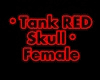 Tank Red Skull F