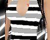 goth stripe dress