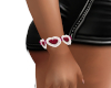 Ruby  Heart Bracelet R