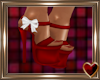 T♥ Red Ribbon Heels