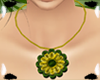G Y flower necklace