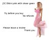 JSC Bikini pink w/gown