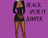 black sport jumper