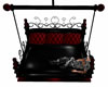 Black/Red  Swing Bed
