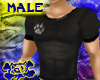Wolf Paw Black Shirt
