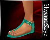 [SS]Sandals Teal