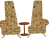 Flower Double Chair Set
