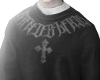 ♰ goth sweater