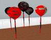 goth/vamp balloons