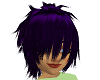 dark purple unisex hair