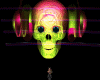 Dj efeito skull neon