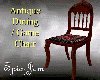 Antq Dining/Game Chr BkR