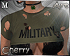 MILITARY Top green M