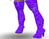 purple Tiger Boots