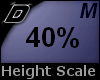 D► Scal Height *M* 40%