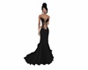 Black Lace Gown