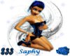 Saphys blue pose