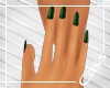 Green Nails - dainty