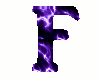 Animated purple F seat