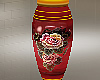 Red Floral Jar Large 2