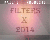 ♦ Filters x 2014