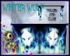 {BZ} Winter Wolf Curtain