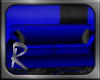 (R) Blue Paradise Couch