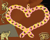 Chain Heart YellowPink