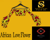 African Blouse  Flowers