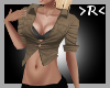 >R<Sand ShirtW/black bra