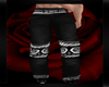 ~R~MUSCLED PANTS BLACK