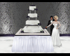 Purple Wedding Cake W/PS