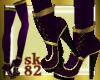 {sk82}Purple&Gold Shoes