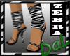 Zebra Heels/Pedicure