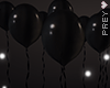 Black Balloons. Ceiling