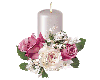 rose and candles