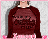 ! MOM SWEATER RED