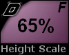 D► Scal Height *F* 65%
