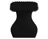 Betiana Fur Dress Black