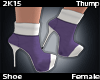 T l Purple Ankle Boot