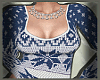 LS~Snowflake Sweater