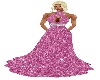 AG Pink Sparkly Gown