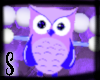Purple Owl Necklace F