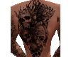 Kings skulls back tattoo