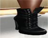 (AC) black boots Lathex