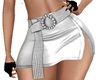 Sexy Silver Mini Skirt