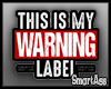 -SA- WARNING Label