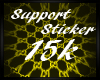 SUPPORT STICKER 15K