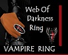 WEB OF DARKNESS RING M