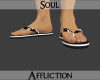 Black/White FlipFlops